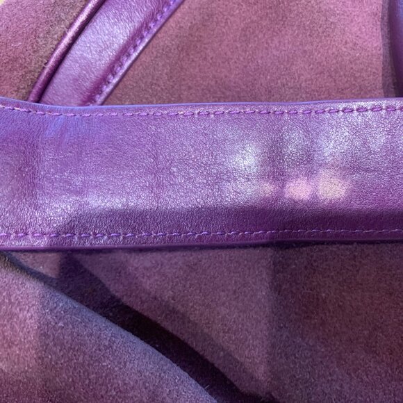 Vintage Toriy Burch Purple Bag - Picture 9 of 11